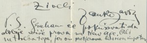 NAF 1-8-3-28 Letter from Janko Lavrin 17 Nov 1925, p.2 [crop, postscript]