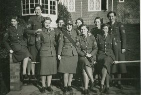 NAF 5-4-5 Photo of Ellen Mayne, Army Service, WWII